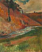 Charles Laval The Aven Stream oil on canvas